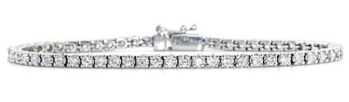 18KW DIAMOND BRACELET 4.00CT PK