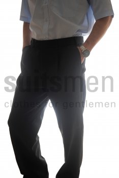 Plain Suit Trousers