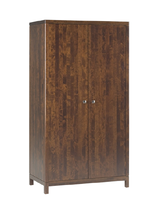 CORNDELL RADIUS 2 DOOR PINE WARDROBE