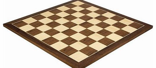 19.7 Inch Walnut and Maple Chess Board