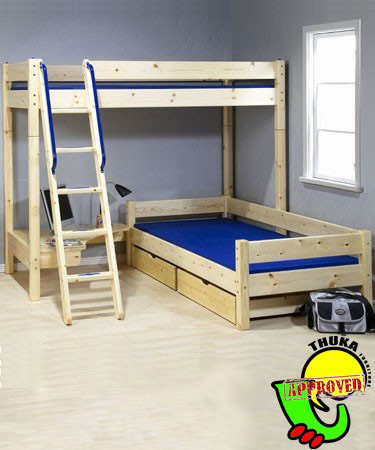 L Shape Bunk Bed