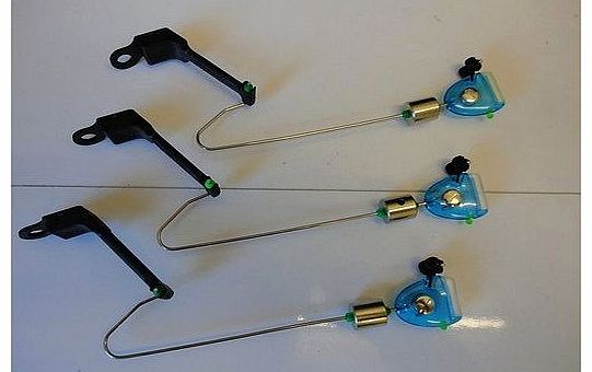 3 x Blue Drop off Bite Indicators. Carp / Coarse Fishing. Slider Weight