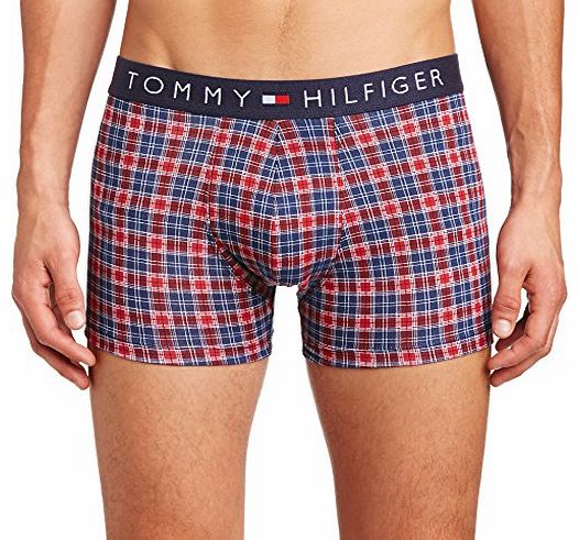 Mens Randolph Trunk Checkered Boxer Shorts, Multicoloured (Peacoat), Medium