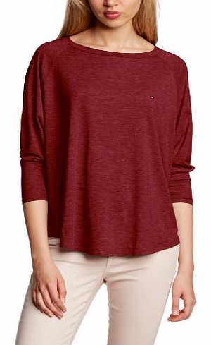 Womens Nida Bn Top 3/4 Slv Crew Neck 3/4 Sleeve T-Shirt, Red (Burgundy), UK 14 (Large)