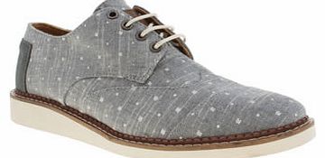 mens toms blue brogues shoes 3106585070