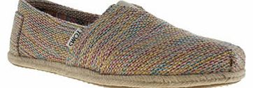 womens toms natural seasonal iii weave flats