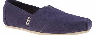 Toms womens toms purple classic seasonal perf flats