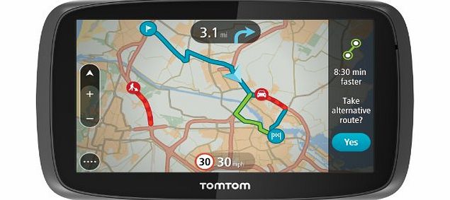 GO 500 5` Sat Nav Lifetime Maps &