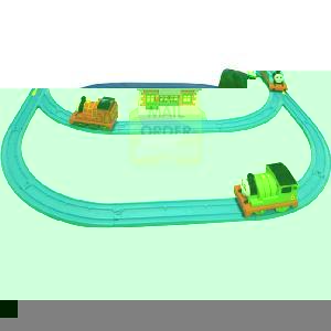 Thomas Motor Road and Rail Pull Back N Go Train Set