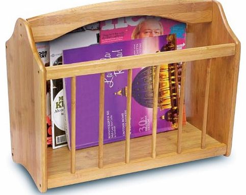 Bamboo Magazine Rack