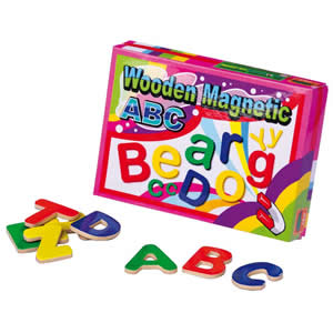 Wooden Magnetic Letters