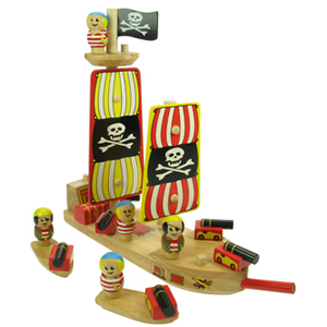 Wooden Pirate Ship