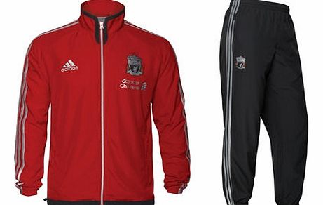 Adidas 2011-12 Liverpool Adidas Tracksuit (Red) - Kids