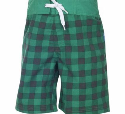 Trespass Boys Sonny Swim Shorts - Pine Print, 9/10 Years