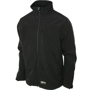 Mens Trespass Fero Softshell Jacket. Black