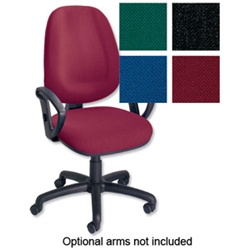 Plus Maxi Back Operators Chair Burgundy