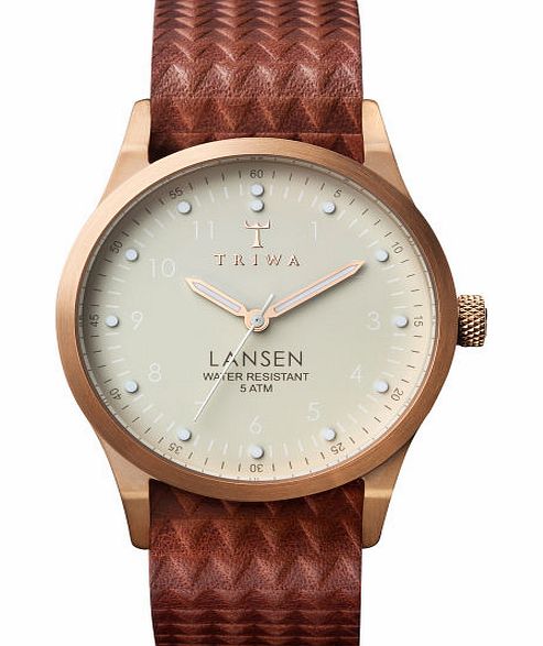 Triwa Mens Triwa Ivory Lansen Watch - Brown Giza Mono