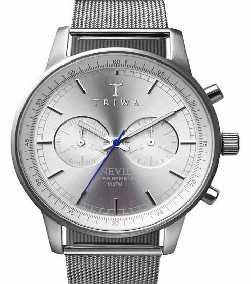 Triwa Mens Triwa Steel Nevil Watch - Stirling Steel