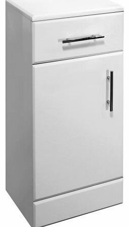 Trueshopping Gloss White Bathroom Vanity Furniture Storage Cupboard Unit 250(W) x 300(D)