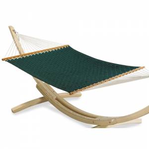 Trueshopping Luxury DOUBLE Hammock on Wooden