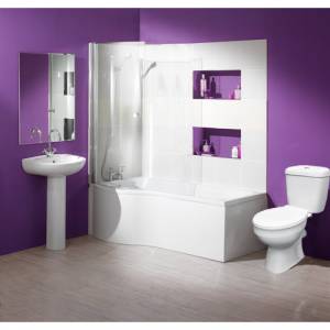 Modern 1500 Complete Shower Bath