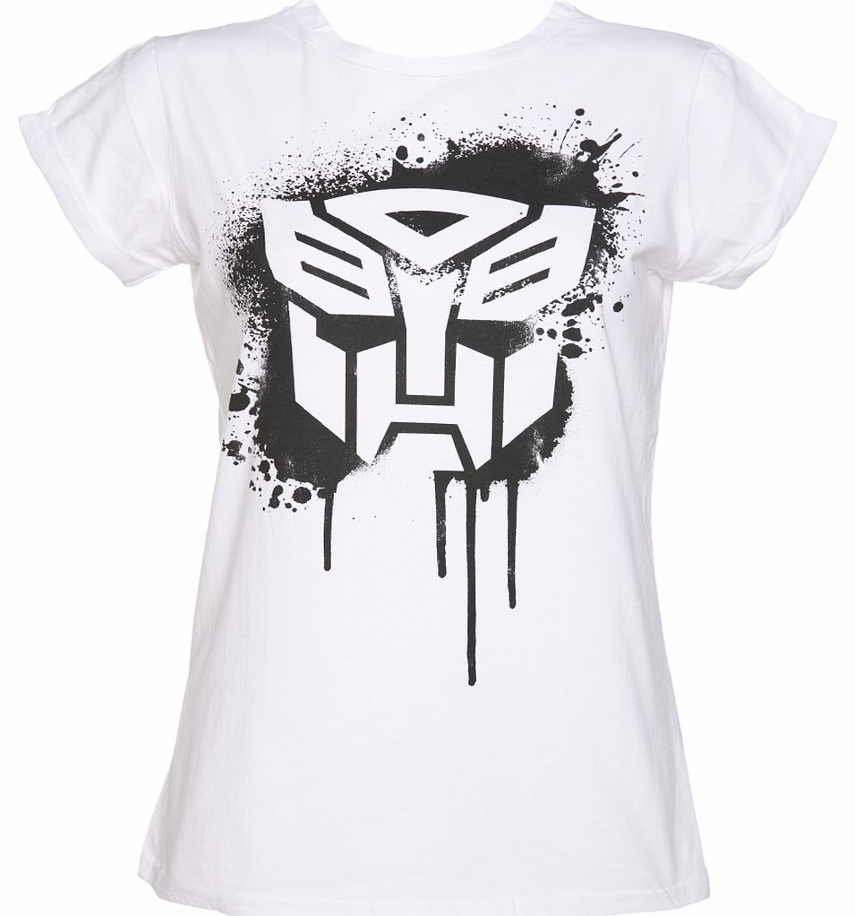 Ladies Autobot Transformers Stencil Rolled