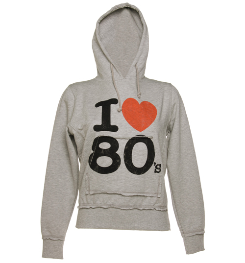 Ladies I Heart The 80s Hoodie