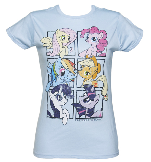 Ladies Light Blue My Little Pony Friendship Is