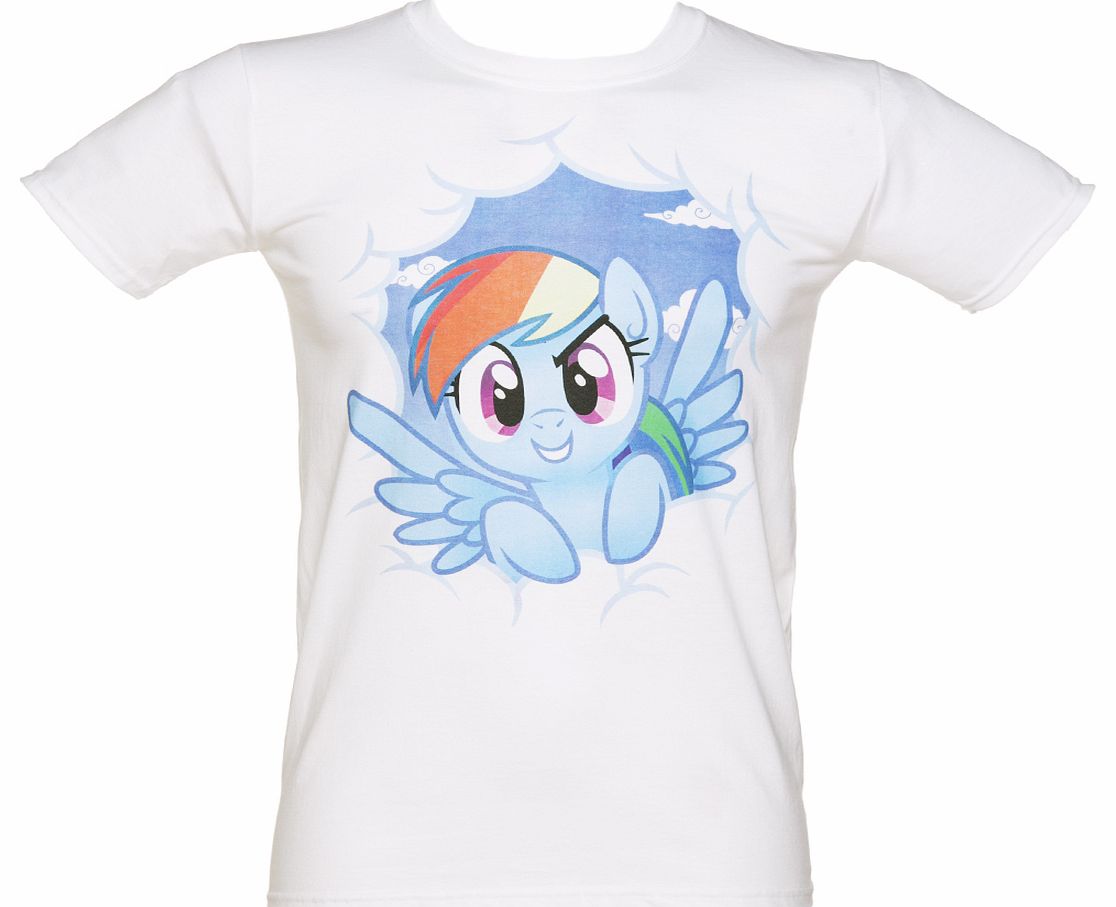 Mens Rainbow Dash MLP Friendship Is Magic Cloud