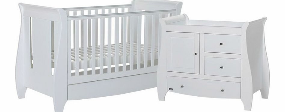 Tutti Bambini Lucas White 2 Piece Roomset