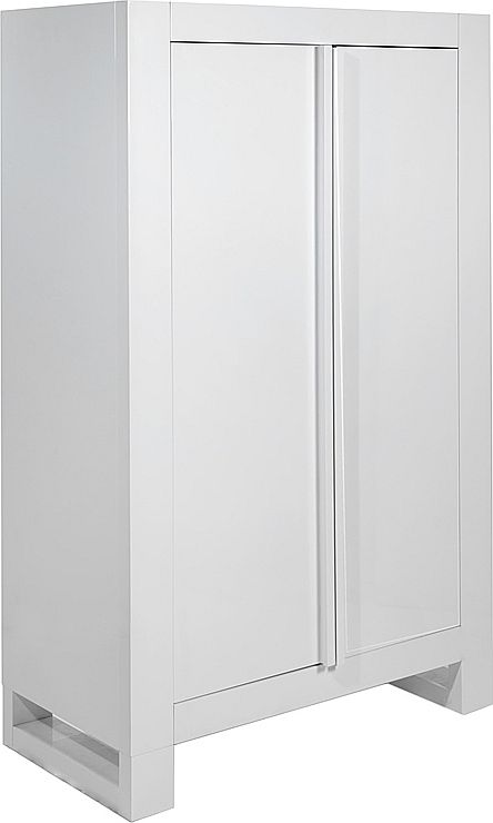 Rimini Wardrobe-High Gloss White