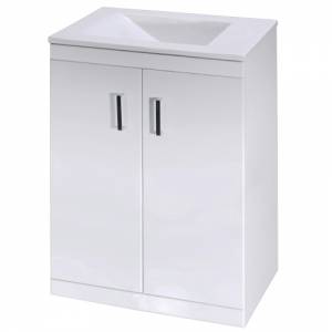 Liberty 550mm wide Floor Standing White 2