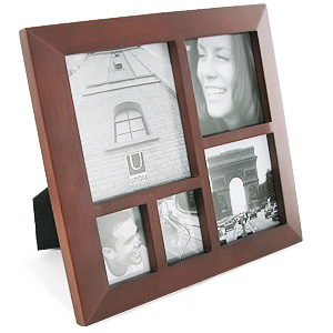 umbra Walnut Multi Photo Frame