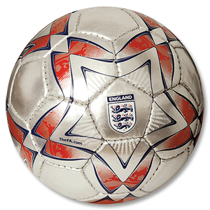 07-08 England Metallic Mini Ball - Silver/Navy