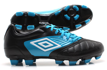 Umbro Geometra Cup FG Football Boots Black/White/Vivid