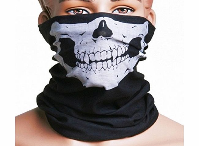 Motorcycle Skull Mask / Wear Headgear Neck Warmer Cycling Goggles Bandana Balaclava Half Ski Skiing Winter Store Shop Item Stuff Protective Hannibal Cheap Skeleton Scary Funny Unique Mouth Full Motorb