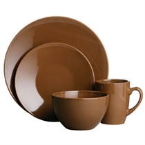 Unbranded 16 Piece Domus Dinner Set Taupe