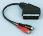 Scart to 2x Phono Sockets