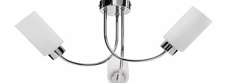 Unbranded 3 Light Ceiling Fitting - Chrome