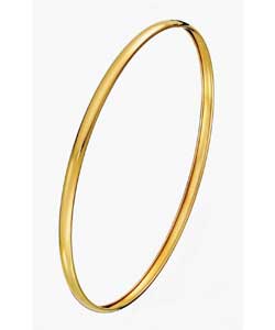 9ct Gold Plain Slave Bangle