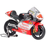 Minichamps has released a 1/12 scale replica of Valentino Rossi`s 1998 Aprilia 250 CCM. The model is