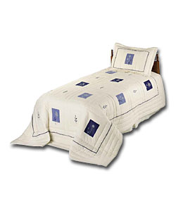 Aspen Single Bedspread - Machine washable