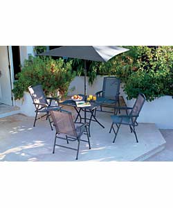 Atlantic Charcoal Grey Patio Set