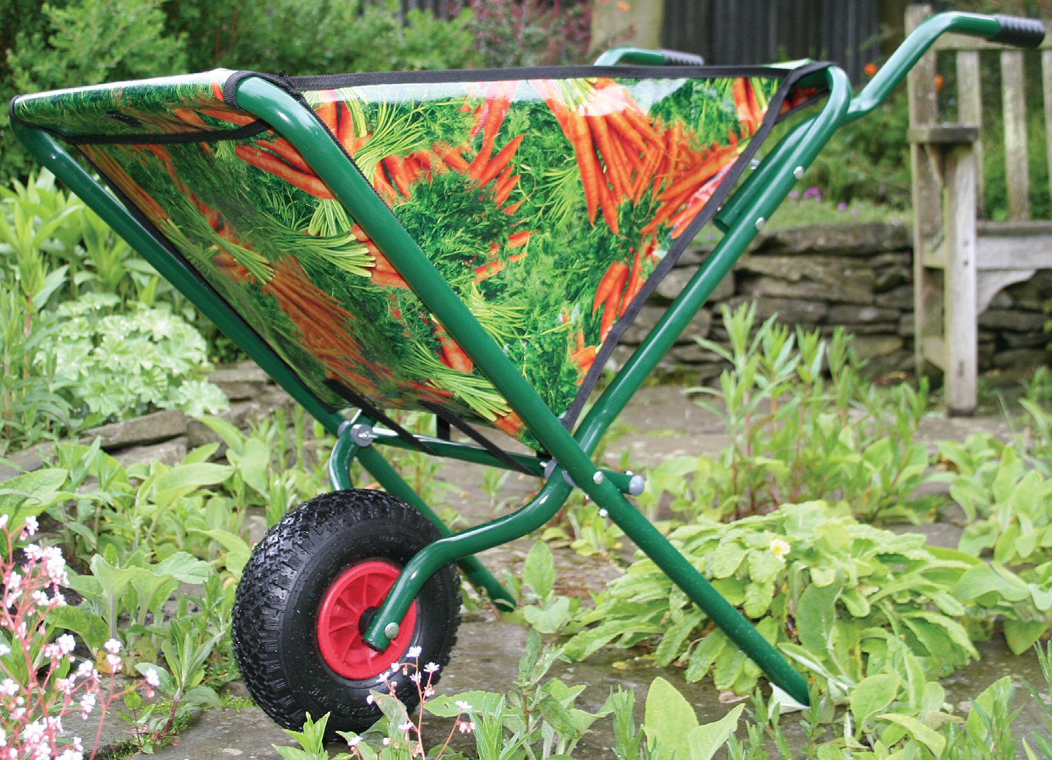 Unbranded Carrot Design Folding Wheel Barrow