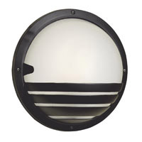 (H) 250 x (W) 150 x (D) 150mm, Cast Aluminium Construction, Opal Glass, Round Half Wall Lantern