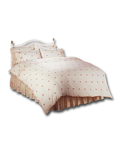 Daisy Stitch King Size Duvet Cover Set