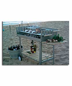 Deluxe Heavy Duty Steel Trolley BBQ