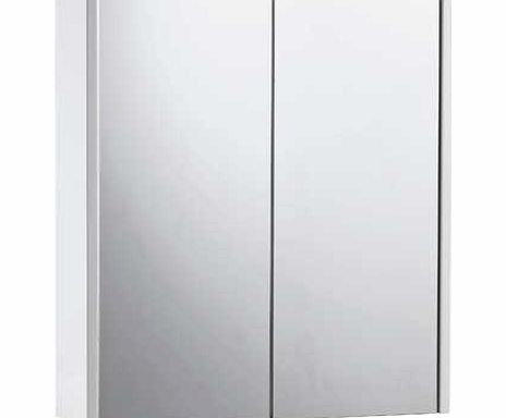 Unbranded Double Mirrored Bathroom Cabinet - White