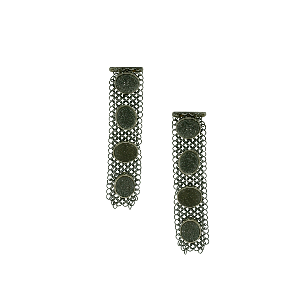 Unbranded Drusy Mesh Earrings