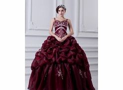 Unbranded Elegant Straps Prom Dresses Prom Party Burgundy